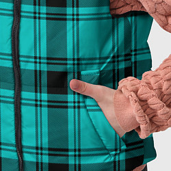 Детский жилет Checkered blue, цвет: 3D-черный — фото 2