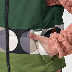 Детский жилет Луна Малевича сосновый зеленый, цвет: 3D-черный — фото 2