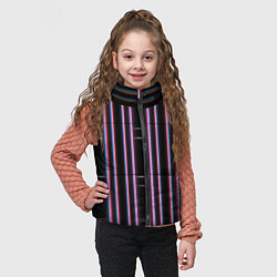 Детский жилет Neon red blue black, цвет: 3D-черный — фото 2