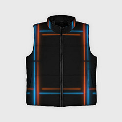 Детский жилет Neon black red blue, цвет: 3D-черный