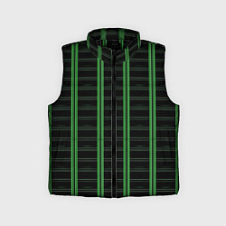 Детский жилет Color black cage