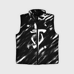 Детский жилет Doom штрихи красок, цвет: 3D-черный