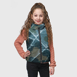 Детский жилет Лед на камуфляже, цвет: 3D-черный — фото 2