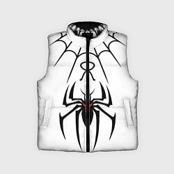 Детский жилет Паук на белом - the web of Fate