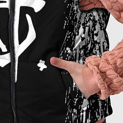 Детский жилет Doom краска белая текстура, цвет: 3D-черный — фото 2