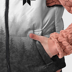 Детский жилет Лес - это мой храм, цвет: 3D-черный — фото 2