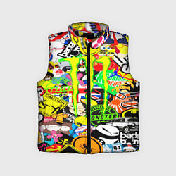 Детский жилет Monster energy бренды, цвет: 3D-черный