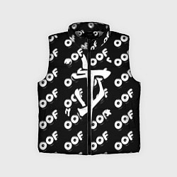 Детский жилет Doom off black, цвет: 3D-светло-серый