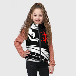 Детский жилет Doom dragon steel, цвет: 3D-черный — фото 2