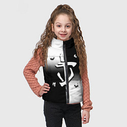 Детский жилет Doom black geometry, цвет: 3D-черный — фото 2