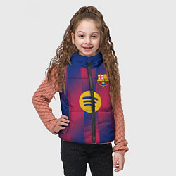 Детский жилет Ламин Ямаль, Барселона домашняя форма 2025 2026, цвет: 3D-черный — фото 2