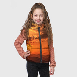 Детский жилет Закат на перевале актопрак, цвет: 3D-черный — фото 2
