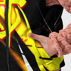 Детский жилет Doom геометрия из полос, цвет: 3D-черный — фото 2