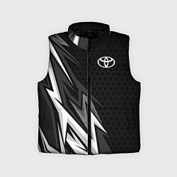Детский жилет Toyota - монохром, цвет: 3D-черный