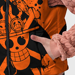 Детский жилет One Piece - Ace, цвет: 3D-черный — фото 2