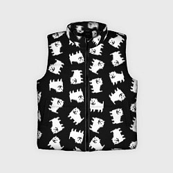 Детский жилет Annoying dog pattern - Undertale, цвет: 3D-черный