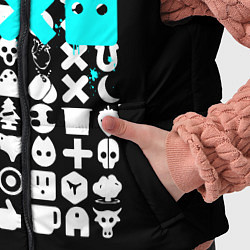 Детский жилет Love Death and Robots синий, цвет: 3D-черный — фото 2