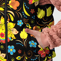 Детский жилет Хохлома узор, цвет: 3D-черный — фото 2