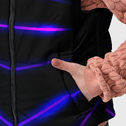 Детский жилет Color black neon stripes, цвет: 3D-черный — фото 2