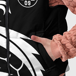 Детский жилет Borussia дракон белый, цвет: 3D-черный — фото 2