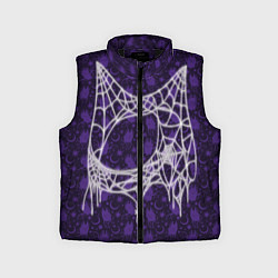 Детский жилет Хэллоуин - Паутина, цвет: 3D-черный