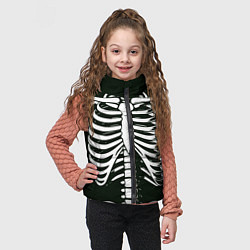 Детский жилет Я скелетон, цвет: 3D-черный — фото 2