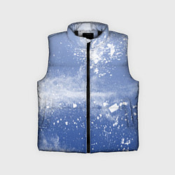 Детский жилет Снежки попали в тебя, цвет: 3D-черный
