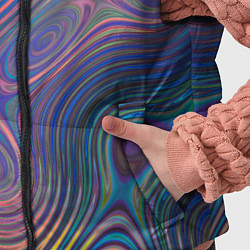 Детский жилет Абстрактная рябь, цвет: 3D-черный — фото 2