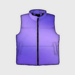 Детский жилет Color purple gradient, цвет: 3D-черный