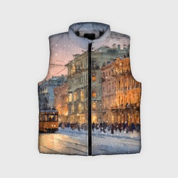 Детский жилет Зимний Санкт-Петербург