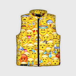 Детский жилет Emoji, цвет: 3D-красный