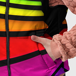 Детский жилет Радужная лестница, цвет: 3D-черный — фото 2