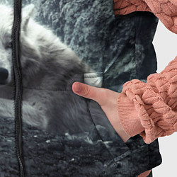 Детский жилет Волк в горах, цвет: 3D-черный — фото 2
