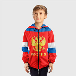 Ветровка с капюшоном детская Сборная РФ: #91 TARASENKO, цвет: 3D-черный — фото 2