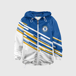 Ветровка с капюшоном детская FC Chelsea: Colour Line, цвет: 3D-белый