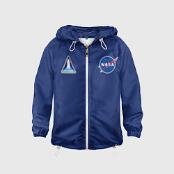 Ветровка с капюшоном детская NASA: Special Form, цвет: 3D-белый