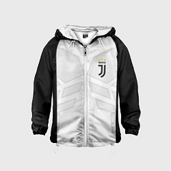 Ветровка с капюшоном детская JUVENTUS SPORT, цвет: 3D-белый