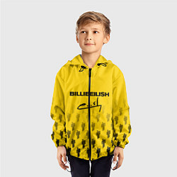 Ветровка с капюшоном детская Billie Eilish: Yellow Autograph, цвет: 3D-черный — фото 2