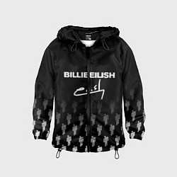 Ветровка с капюшоном детская Billie Eilish: Black Autograph, цвет: 3D-черный