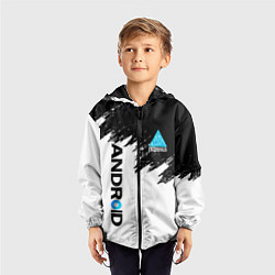 Ветровка с капюшоном детская DETROIT BECOME HUMAN, цвет: 3D-черный — фото 2