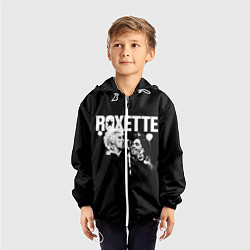 Ветровка с капюшоном детская Roxette, цвет: 3D-белый — фото 2