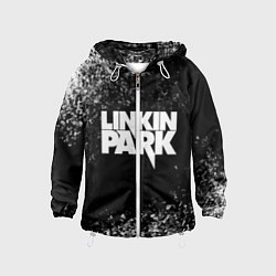 Ветровка с капюшоном детская Linkin Park, цвет: 3D-белый