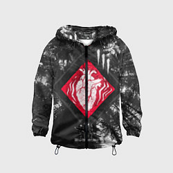 Ветровка с капюшоном детская DBD - beating heart, цвет: 3D-черный