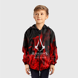 Ветровка с капюшоном детская Assassin’s Creed: Syndicate, цвет: 3D-черный — фото 2