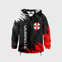 Ветровка с капюшоном детская UMBRELLA CORP, цвет: 3D-черный