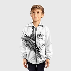 Ветровка с капюшоном детская ВВС России, цвет: 3D-черный — фото 2
