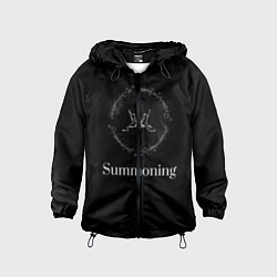 Ветровка с капюшоном детская Summoning, цвет: 3D-черный