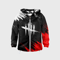 Ветровка с капюшоном детская DEAD BY DAYLIGHT, цвет: 3D-белый
