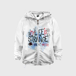 Ветровка с капюшоном детская LIFE IS STRANGE, цвет: 3D-белый