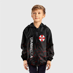 Ветровка с капюшоном детская UMBRELLA CORP, цвет: 3D-черный — фото 2